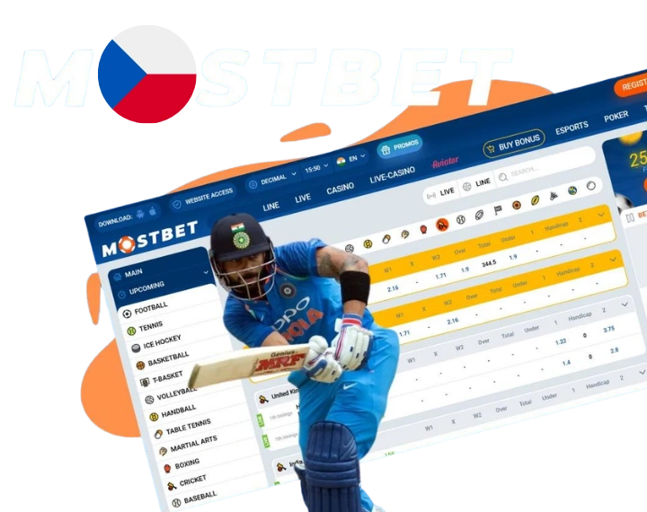 Sportovní sázení u Mostbet: Kurzy a live sázky